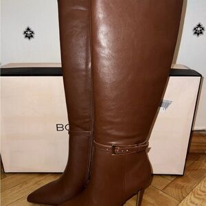 Ladies BCBGeneration Man Made Upper Tortoise Size 7 Brown